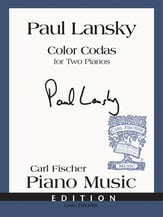 Color Codas piano sheet music cover
